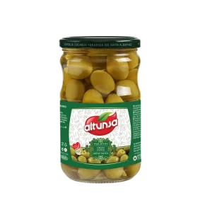 Altunsa Green Olives – Glass Jar 650